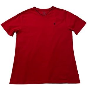 Polo Ralph Lauren Red Cotton T-Shirt